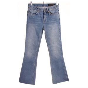 ALL SAINTS Zoe Cropped Bootcut Jeans Size 25